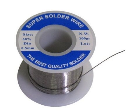ROLLO DE ESTAÑO 0,5MM ALAMBRE DE SOLDADURA 100G