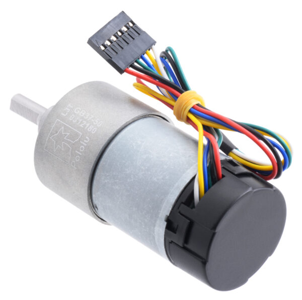 MOTORREDUCTOR 37DX70L MM HP 12V 50:1 CON ENCODER 64 CPR (PIÑON HELICOIDAL) #4753 POLOLU - Imagen 3