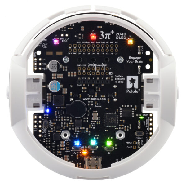 ROBOT 3PI+ 2040 STANDARD (CON MOTORES 30:1 MP) - Imagen 2