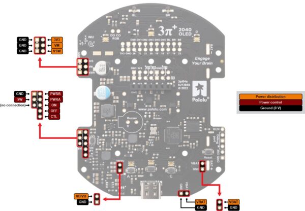 ROBOT 3PI+ 2040 STANDARD (CON MOTORES 30:1 MP) - Imagen 14