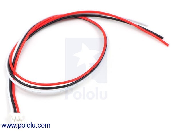 CABLE POLOLU JST HEMBRA 3 PINES 30CM PARA SENSORES SHARPS POLOLU