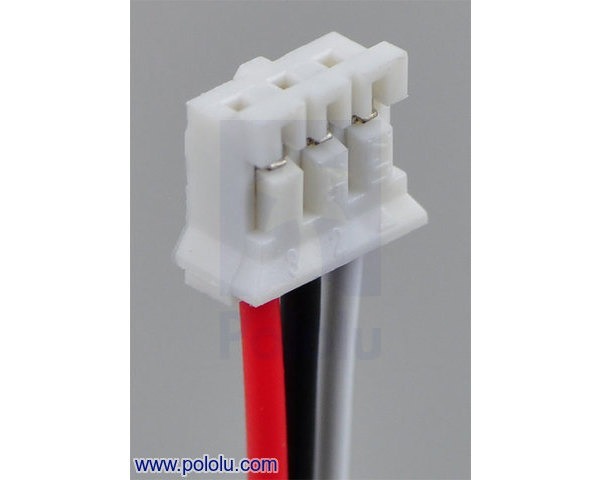 CABLE POLOLU JST HEMBRA 3 PINES 30CM PARA SENSORES SHARPS POLOLU - Imagen 2