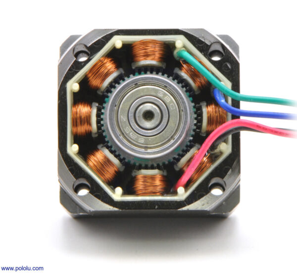 MOTOR A PASOS POLOLU PAP UNIPOLAR / BIPOLAR 5.7V, 1 A NEMA 23 POLOLU - Imagen 6