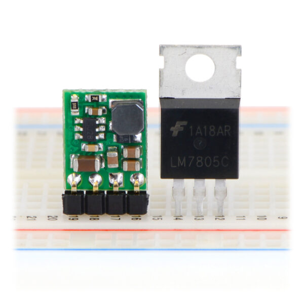 REGULADOR DE VOLTAJE POLOLU 5V STEP DOWN  D4V6F5 600mA REDUCTOR - Imagen 6
