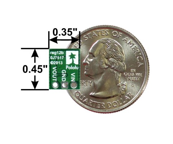 REGULADOR DE VOLTAJE  5V STEP-UP U1V10F5 ELEVADOR 1.2A #2564 POLOLU - Imagen 3