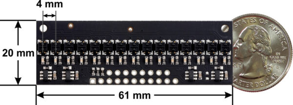 SENSOR REFLECTIVO QTRX-HD-15RC POLOLU - Imagen 3