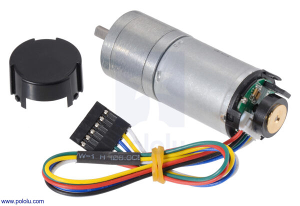 MOTORREDUCTOR POLOLU 25Dx63L MM HP 12V 9,7:1 CON ENCODER 48 CPR #4842 POLOLU - Imagen 3