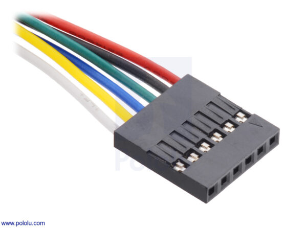 MOTORREDUCTOR POLOLU 25Dx63L MM HP 12V 9,7:1 CON ENCODER 48 CPR #4842 POLOLU - Imagen 5