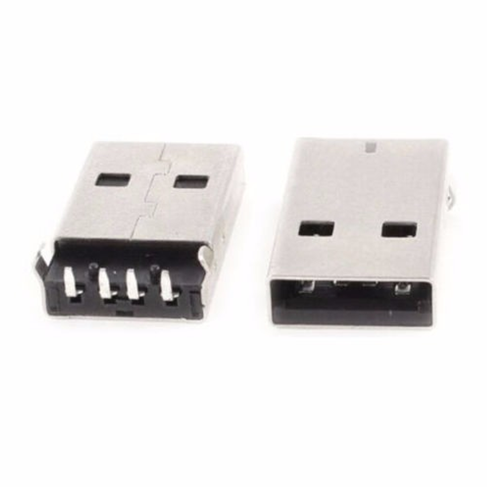 CONECTOR USB  TIPO A  MACHO PINES 90º