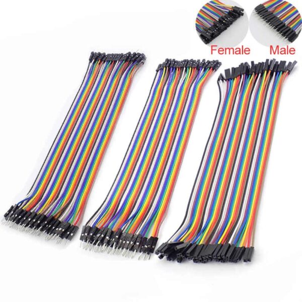 KIT DE 40 CABLES DUPONT 20CM DE LONGITUD HEMBRA-HEMBRA   DUPONT - JUMPER - ARDUINO - Imagen 5