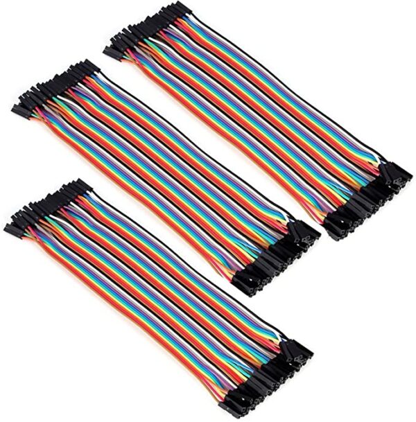 KIT DE 40 CABLES DUPONT 20CM DE LONGITUD HEMBRA-HEMBRA   DUPONT - JUMPER - ARDUINO - Imagen 4