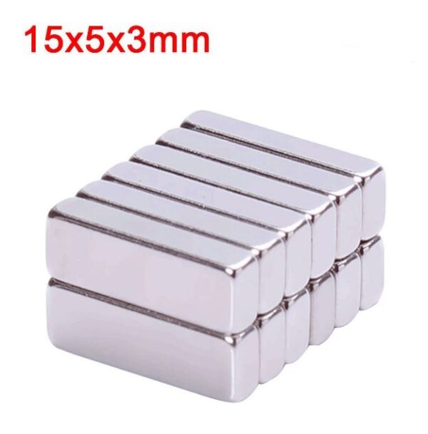 IMÁN NEODIMIO RECTANGULAR 15*5*3MM - Imagen 3