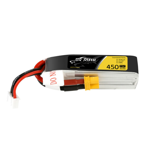 BATERÍA LIPO 3S 11,1V 450MAH TATTU 75C LONG SIZE - Imagen 4