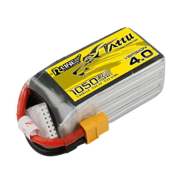 BATERÍA LIPO 6S 22,2V 1050MAH 130C XT60 - Imagen 3