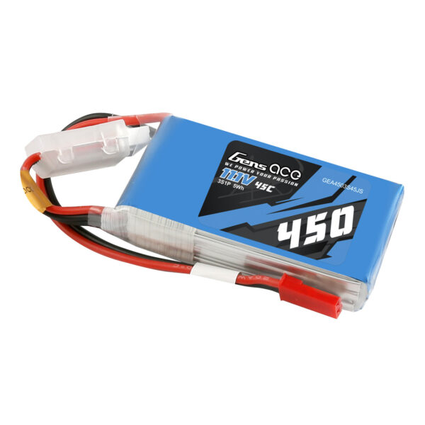 BATERÍA LIPO 3S 11,1V 450MAH TATTU GENS ACE 45C - Imagen 2