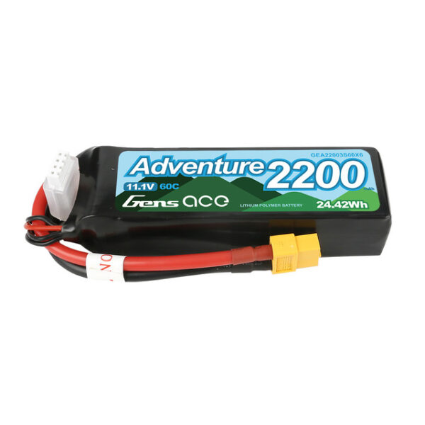 BATERÍA LIPO GENS ACE ADVENTURE 3S 11,1V 2200MAH 60C - Imagen 4