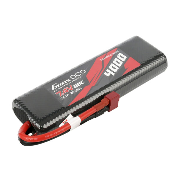 BATERÍA LIPO GENS ACE 2S 7,4V 4000MAH 45C HARDCASE
