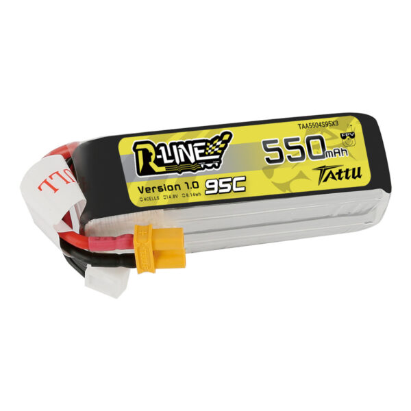 BATERÍA LIPO 4S 14,8V 550MAH TATTU R-LINE 95C XT30