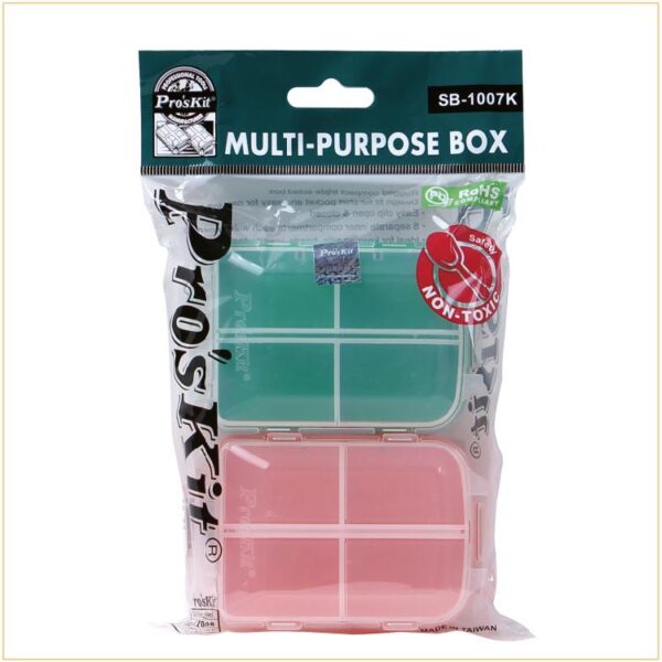 KIT DE 2 CAJAS PARA COMPONENTES 99*66*36 PRO'SKIT SB-1007K