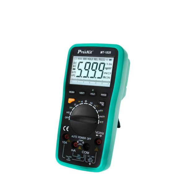 MULTÍMETRO PRO'SKIT MT-1820 DUAL DISPLAY USB AUTORANGO - Imagen 2