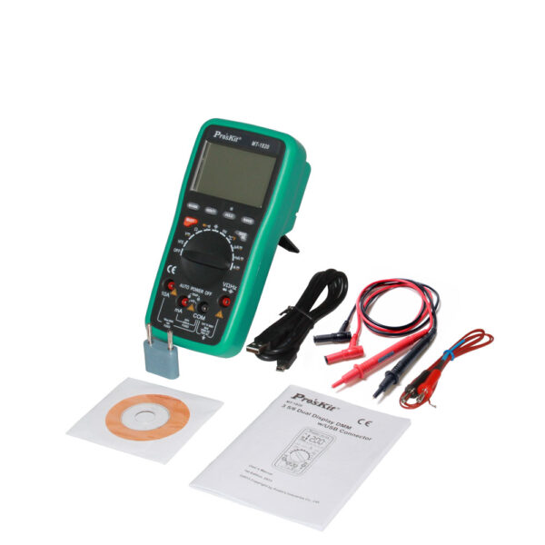 MULTÍMETRO PRO'SKIT MT-1820 DUAL DISPLAY USB AUTORANGO - Imagen 3