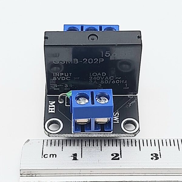 MÓDULO 5V TIRISTOR RELÉ ESTADO SÓLIDO MOC3021 BT138  220VAC - Imagen 4