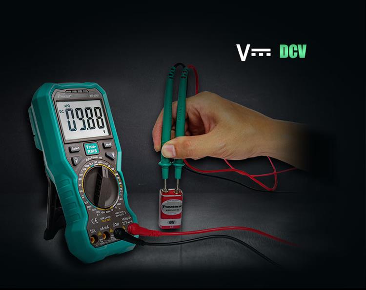 MULTÍMETRO PROSKIT MT-1707 TRUE RMS - Imagen 4