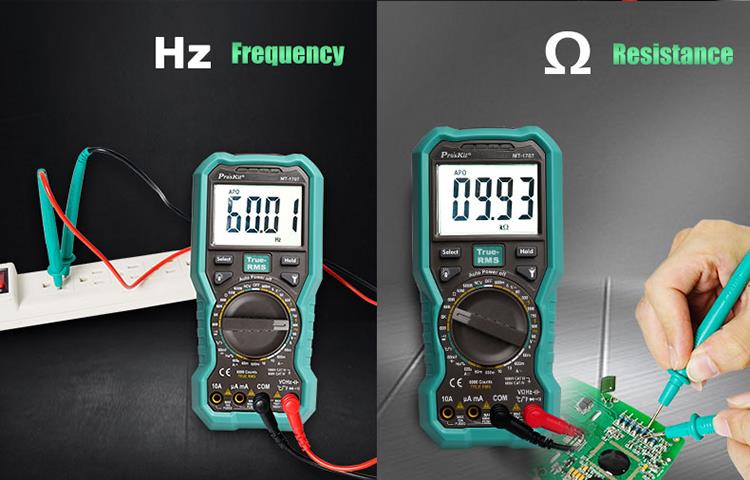 MULTÍMETRO PROSKIT MT-1707 TRUE RMS - Imagen 6