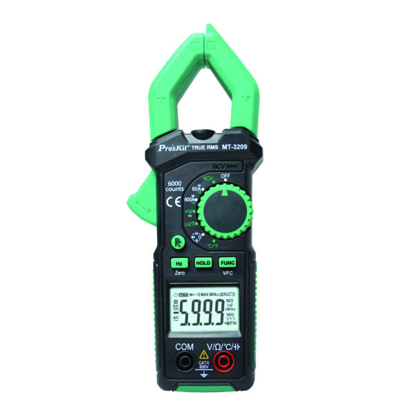 PINZA AMPERIMETRICA AC/DC DIGITAL PROSKIT MT-3209 3-5/6
