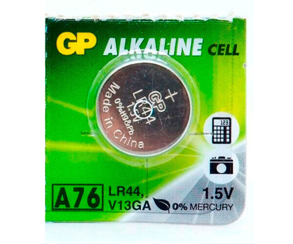 PILA LR44 A76 GP 1,5V