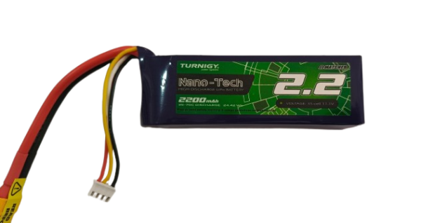BATERÍA LIPO 3S 11,1V 2200MAH 35-70C TURNIGY NANO-TECH