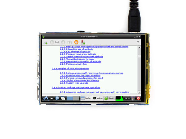 PANTALLA 3,5" TFT LCD MP4 480*320 RASPBERRY PI - Imagen 4