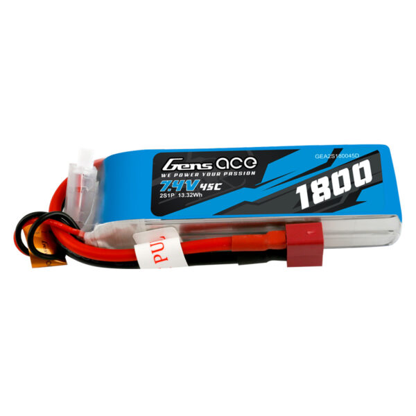 BATERÍA LIPO GENS ACE 2S 7,4V 1800MAH 45C - Imagen 3