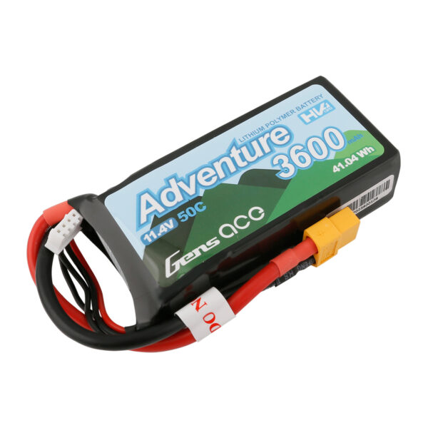 BATERÍA LIPO 3S 11,4V 3600MAH TATTU GENS ACE ADVENTURE 50C XT60 - Imagen 3