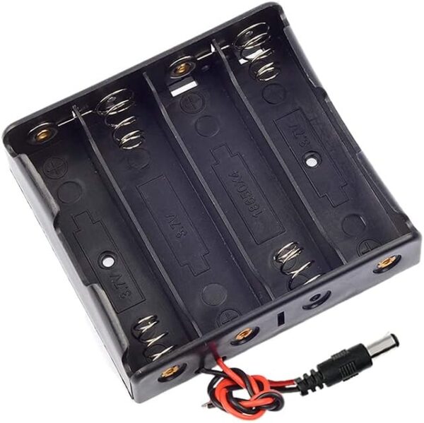 PORTAPILAS *4 AA CON PLUG ARDUINO Y SWITCH - Imagen 5