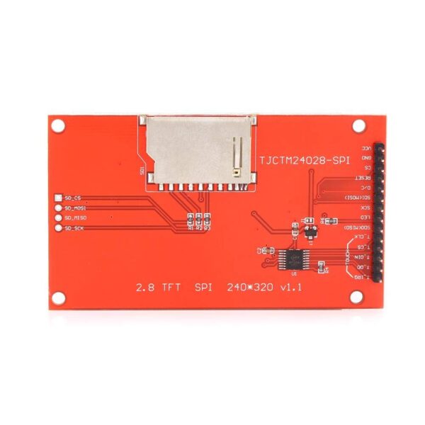 MÓDULO PANTALLA  2,8" TFT  TOUCH SPI TFT - Imagen 4
