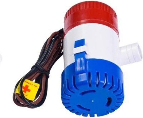 BOMBA DE AGUA SUMERGIBLE 12VDC PARA DRENAJE 330GPH - Imagen 2