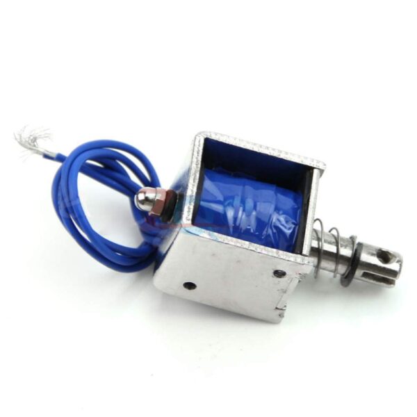 SOLENOIDE ELECTROMAGNÉTICA 12VDC 2A 10MM TIPO PULL/PUSH JF-0826B - Imagen 2
