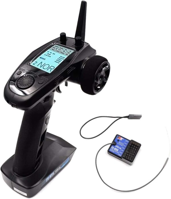RC RADIO CONTROL 6 CANALES FLYSKY FS-GT5 2,4GHZ AFHDS GATILLO PANTALLA + RECEPTOR FS-BS6