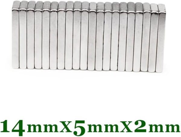 IMÁN NEODIMIO RECTANGULAR 14*5*2MM - Imagen 2