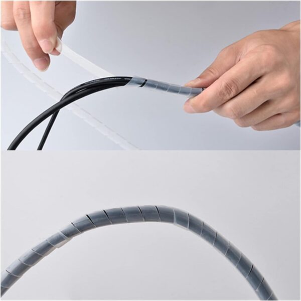 ESPIRAL ENROLLABLE PARA CABLE 6-8MM (10M) - Imagen 2
