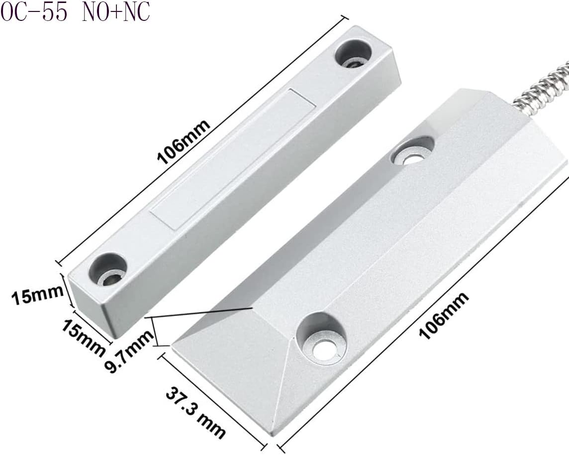 SENSOR MAGNÉTICO DE PISO NO-NC OC-055 3 HILOS - Imagen 2