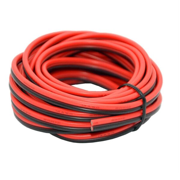 METRO DE CABLE GEMELO 14AWG ROJO/NEGRO