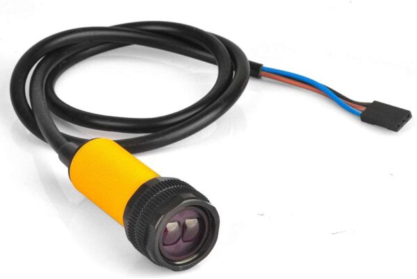 SENSOR AJUSTABLE TIPO SWITCH E18-D80NK 3-80CM INFRARROJO DE PROXIMIDAD - Imagen 2
