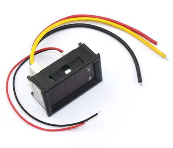 VOLTÍMETRO + AMPERÍMETRO 100V 10A YB27VA - Imagen 2