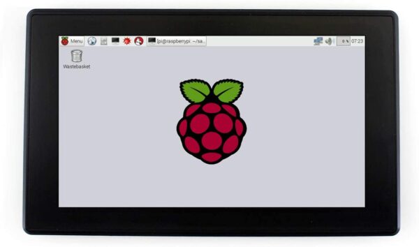 PANTALLA 7" TFT 1024*600 LCD HDMI PARA RASPBERRY PI CON CASE - Imagen 2