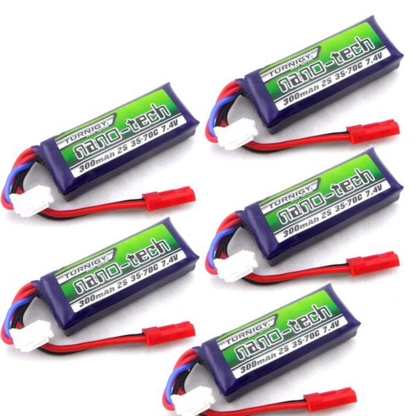 BATERÍA LIPO 2S 7,4V 300MAH TURNIGY NANO-TECH 35-70C - Imagen 2