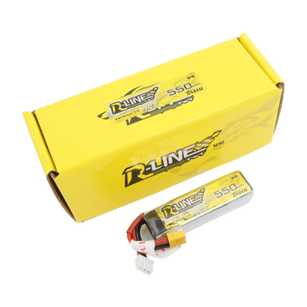 BATERÍA LIPO 2S 7,4V 550MAH TATTU R-LINE 95C XT30 - Imagen 2