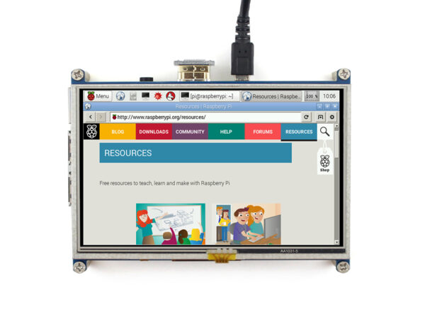 PANTALLA 5" TFT LCD HDMI  800*480 RASPBERRY PI - Imagen 4