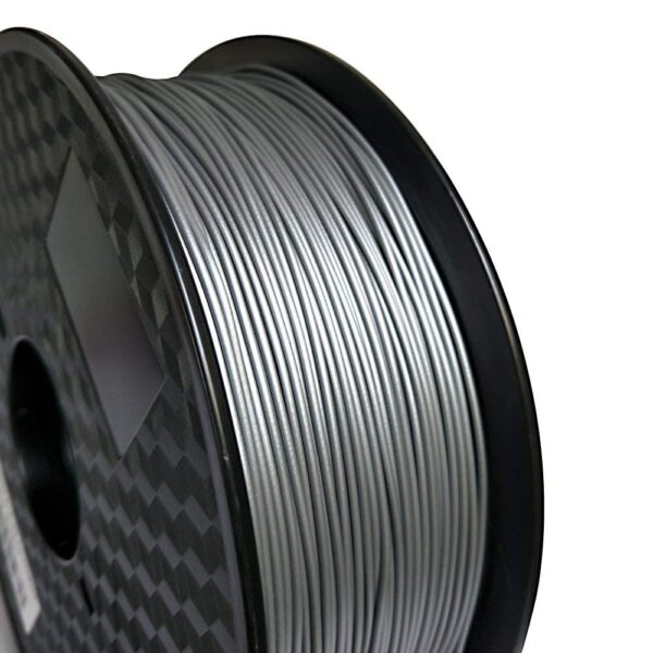 FILAMENTO PLA 1,75 PARA IMPRESORA 3D ROLLO 1KG PLATEADO SILVER - Imagen 3